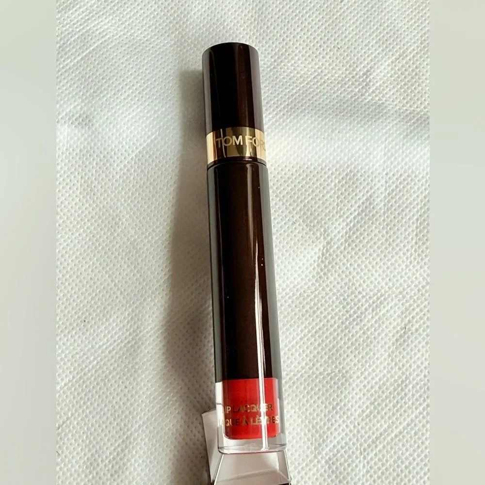 NIB Tom Ford Lip Lacquer Liquid Matte Long Wearing Lipstick in 03 Ruby Rush